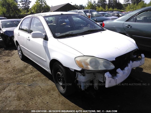 JTDBR32EX32011640 - 2003 TOYOTA COROLLA CE/LE WHITE photo 1