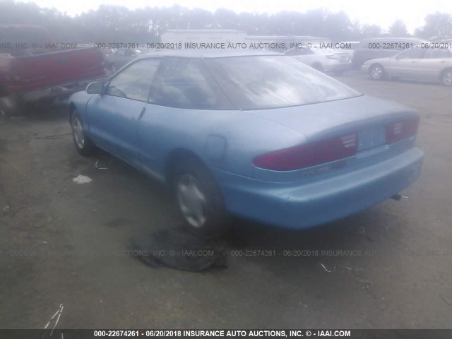 1ZVCT20A8P5193386 - 1993 FORD PROBE SE BLUE photo 3