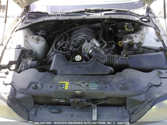 1LNHM87A23Y671143 - 2003 LINCOLN LS ვერცხლისფერი ფოტო 10
