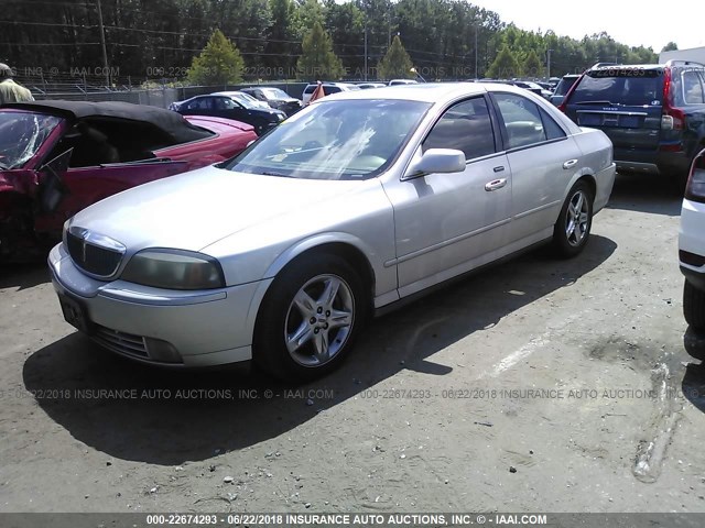 1LNHM87A23Y671143 - 2003 LINCOLN LS ვერცხლისფერი ფოტო 2