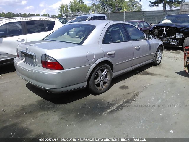 1LNHM87A23Y671143 - 2003 LINCOLN LS SILVER photo 4