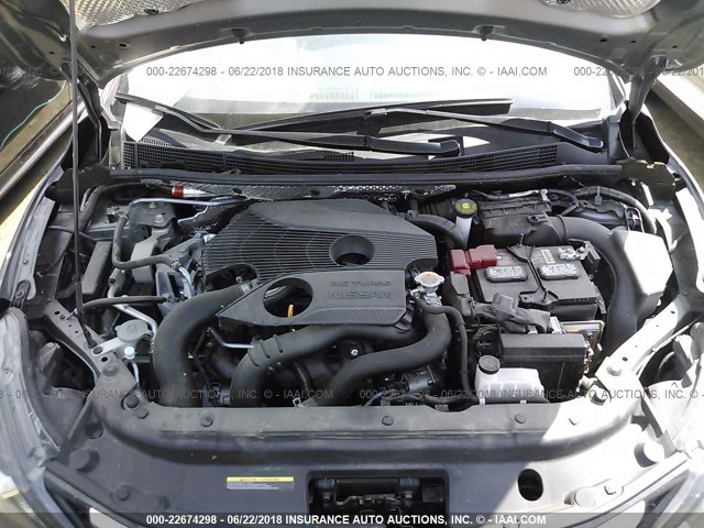 3N1CB7AP3HY301359 - 2017 NISSAN SENTRA SR TURBO/NISMO GRAY photo 10