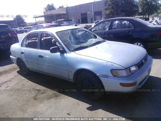 1NXAE09B7SZ294126 - 1995 TOYOTA COROLLA LE/DX BLUE photo 1