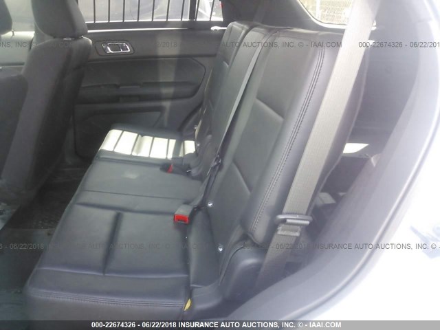 1FM5K8AR1DGB63874 - 2013 FORD EXPLORER POLICE INTERCEPTOR WHITE photo 8