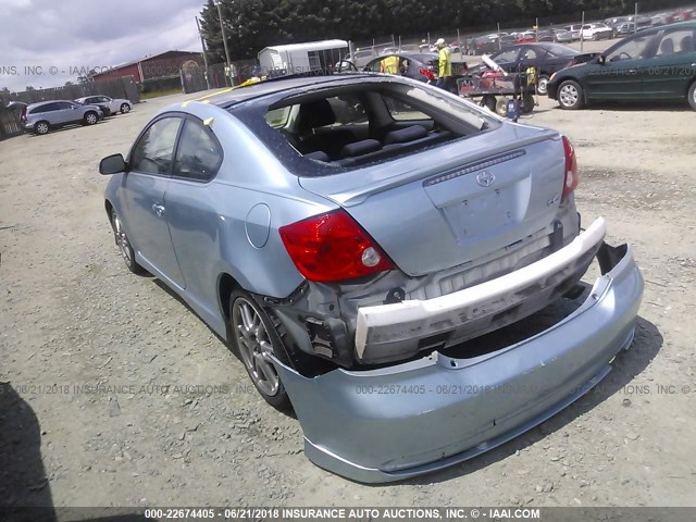 JTKDE177350005348 - 2005 TOYOTA SCION TC 蓝色 照片 3