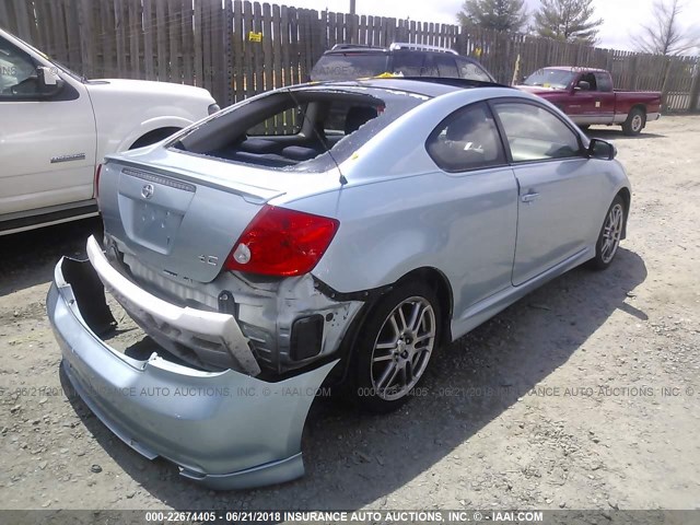 JTKDE177350005348 - 2005 TOYOTA SCION TC 蓝色 照片 4