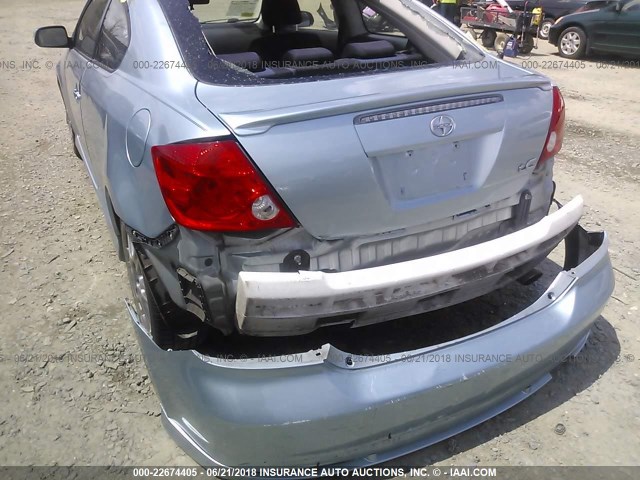 JTKDE177350005348 - 2005 TOYOTA SCION TC 蓝色 照片 6