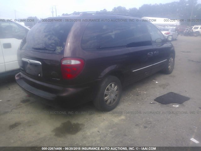 2C8GP64L73R376799 - 2003 CHRYSLER TOWN & COUNTRY LIMITED MAROON photo 4