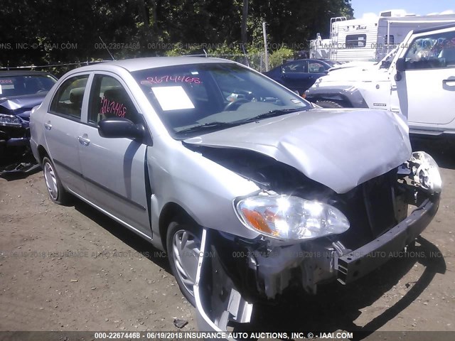 2T1BR32EX6C594815 - 2006 TOYOTA COROLLA CE/LE/S SILVER photo 1