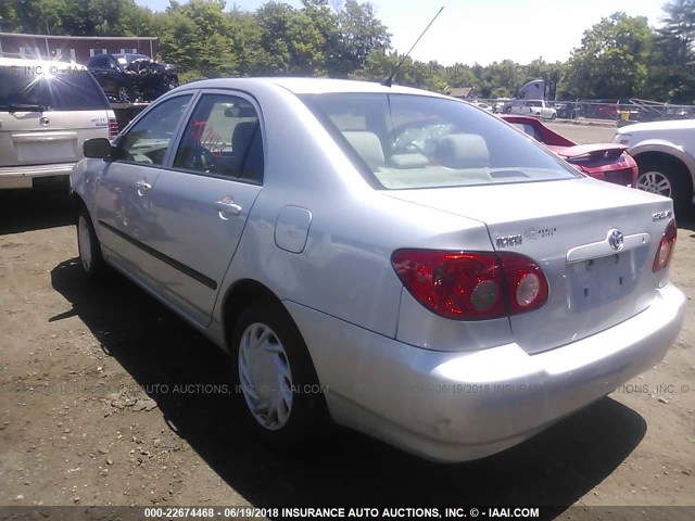 2T1BR32EX6C594815 - 2006 TOYOTA COROLLA CE/LE/S SILVER photo 3