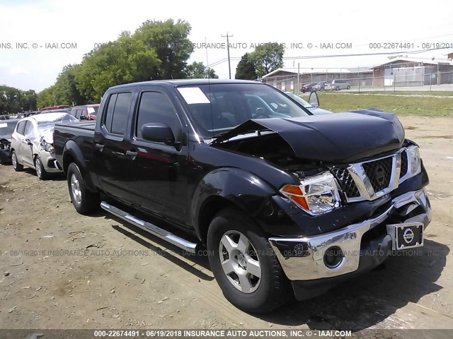 1N6AD09U67C425369 - 2007 NISSAN FRONTIER CREW CAB LE/SE/OFF ROAD BLACK photo 1