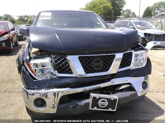 1N6AD09U67C425369 - 2007 NISSAN FRONTIER CREW CAB LE/SE/OFF ROAD BLACK photo 6