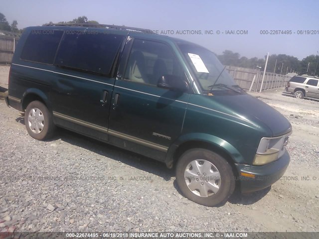 1GKDM19W8VB524077 - 1997 GMC SAFARI XT GREEN photo 1