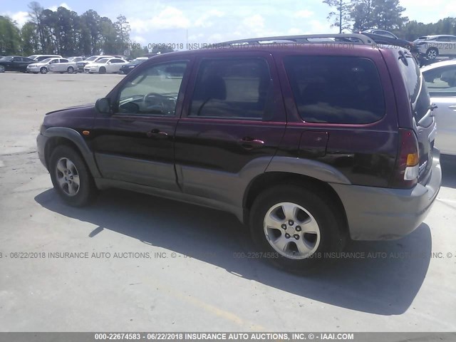 4F2CZ06133KM16359 - 2003 MAZDA TRIBUTE ES RED photo 3