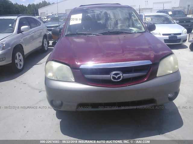 4F2CZ06133KM16359 - 2003 MAZDA TRIBUTE ES RED photo 6