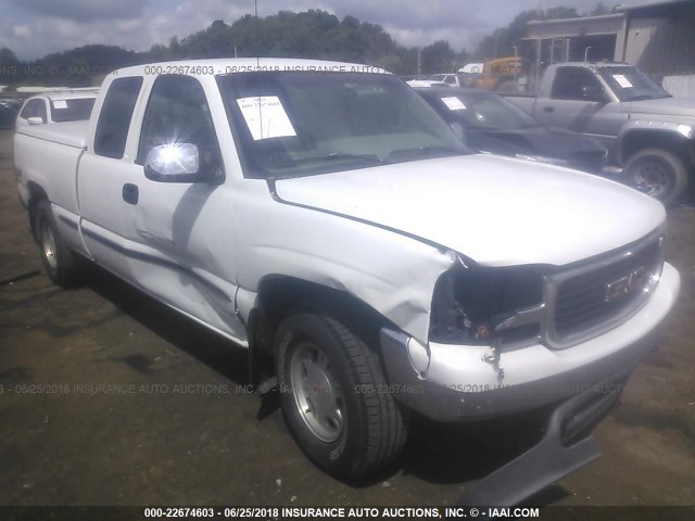 1GTEK19T7XE533396 - 1999 GMC NEW SIERRA K1500 WHITE photo 1