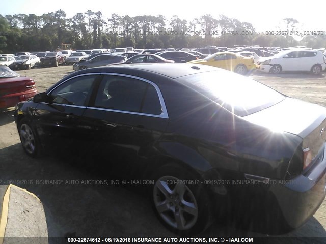 1G1ZG57B59F221488 - 2009 CHEVROLET MALIBU LS 黑色 照片 3
