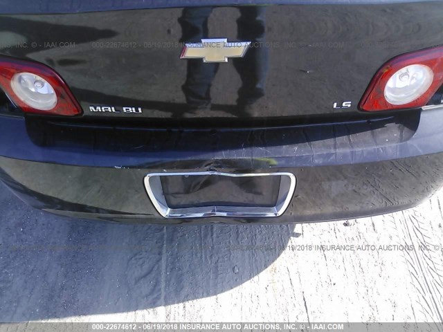 1G1ZG57B59F221488 - 2009 CHEVROLET MALIBU LS 黑色 照片 6