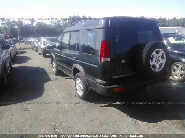 SALTY12481A704043 - 2001 LAND ROVER DISCOVERY II SE GREEN photo 3