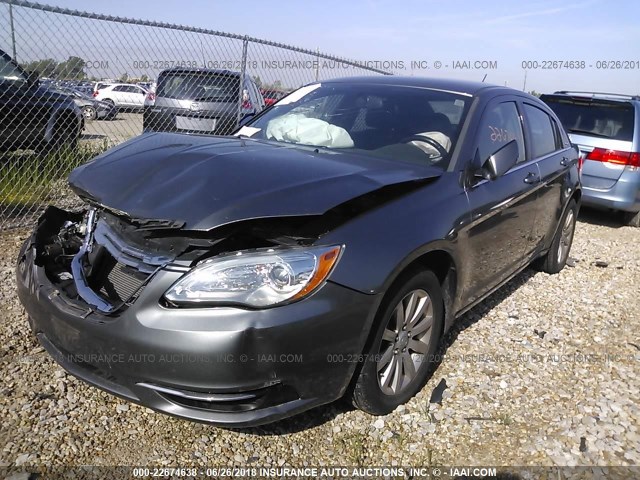 1C3CCBBB0CN132024 - 2012 CHRYSLER 200 TOURING GRAY photo 2