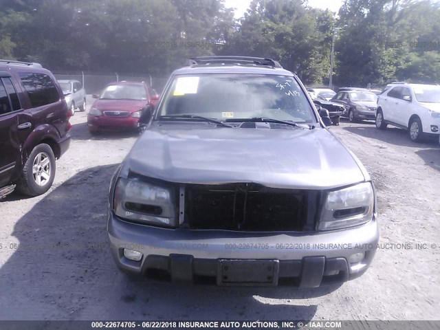 1GNET16SX66105699 - 2006 CHEVROLET TRAILBLAZER EXT LS/EXT LT GRAY photo 6