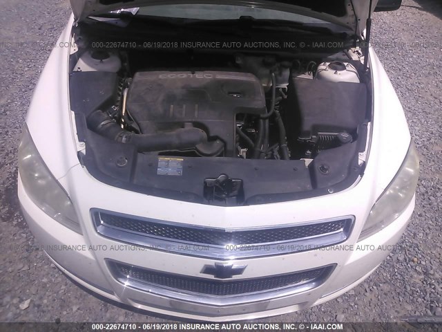 1G1ZG57B68F209512 - 2008 CHEVROLET MALIBU LS WHITE photo 10