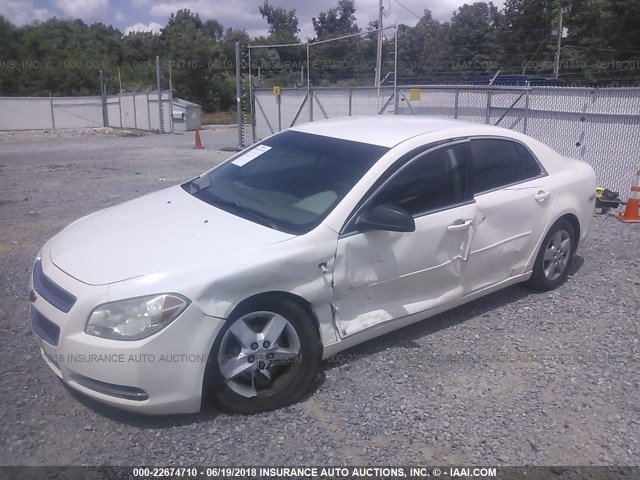 1G1ZG57B68F209512 - 2008 CHEVROLET MALIBU LS WHITE photo 6