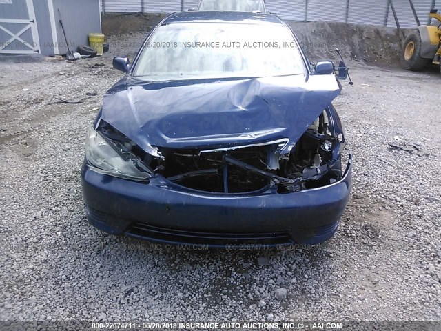 4T1BE30K76U108934 - 2006 TOYOTA CAMRY LE/XLE/SE 蓝色 照片 6