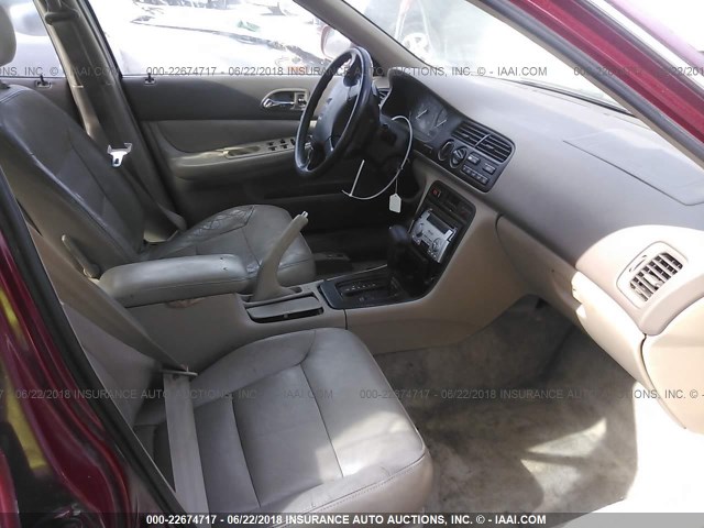 1HGCE6670TA011781 - 1996 HONDA ACCORD EX/EX-R MAROON photo 5