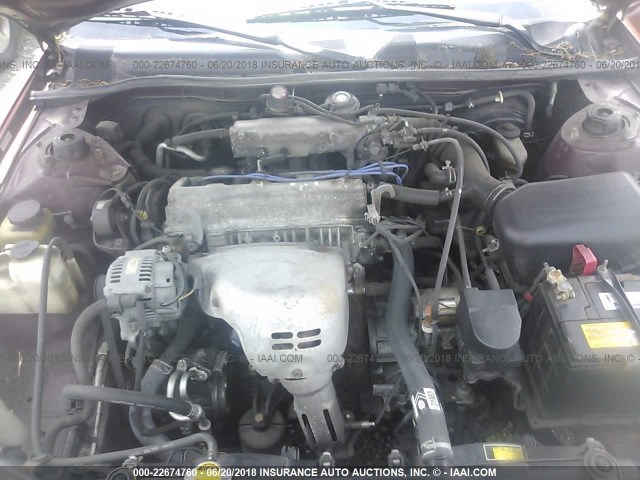 4T1BG22K8XU540385 - 1999 TOYOTA CAMRY CE/LE/XLE RED photo 10
