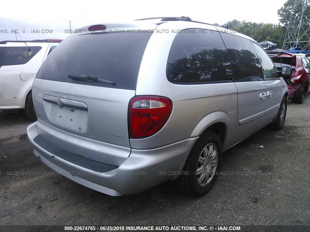 2A8GP54L77R284117 - 2007 CHRYSLER TOWN & COUNTRY TOURING SILVER photo 4
