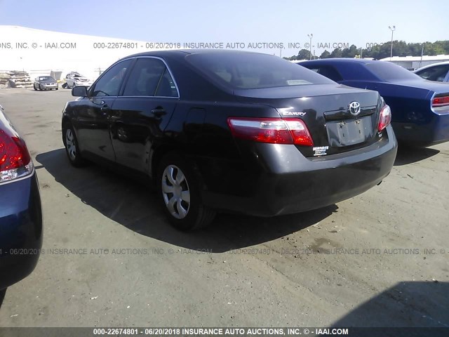 4T1BE46K97U710166 - 2007 TOYOTA CAMRY NEW GENERAT CE/LE/XLE/SE BLACK photo 3