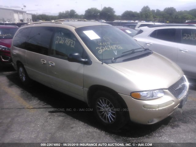 1C4GP64L8YB687701 - 2000 CHRYSLER TOWN & COUNTRY LIMITED GOLD photo 1