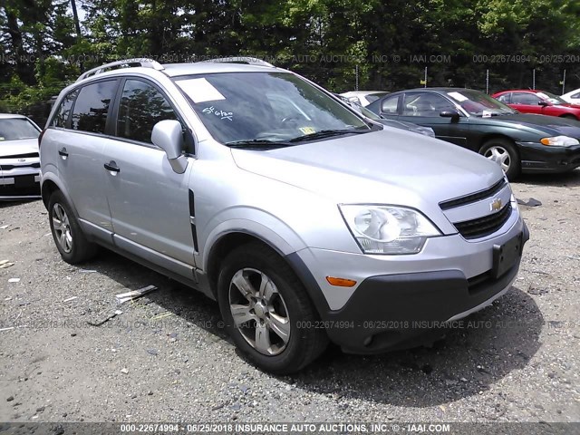 3GNAL2EK1ES591691 - 2014 CHEVROLET CAPTIVA LS SILVER photo 1