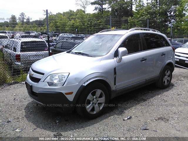 3GNAL2EK1ES591691 - 2014 CHEVROLET CAPTIVA LS 银色 照片 2