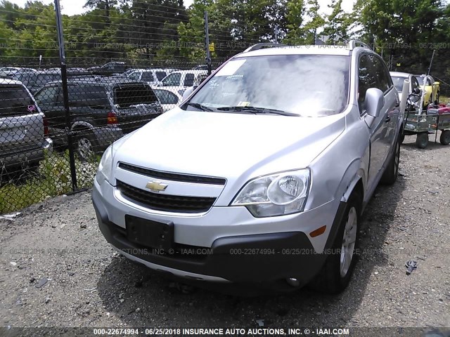 3GNAL2EK1ES591691 - 2014 CHEVROLET CAPTIVA LS SILVER photo 6