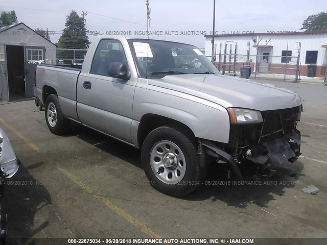 3GCEC14X37G229840 - 2007 CHEVROLET SILVERADO C1500 CLASSIC SILVER photo 1
