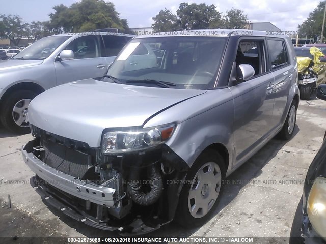 JTLKE50E481040398 - 2008 TOYOTA SCION XB Gümüş foto 2