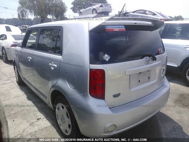 JTLKE50E481040398 - 2008 TOYOTA SCION XB Gümüş foto 3