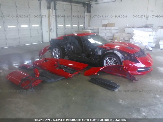 1G1YA2D75G5117890 - 2016 CHEVROLET CORVETTE STINGRAY/1LT RED photo 1