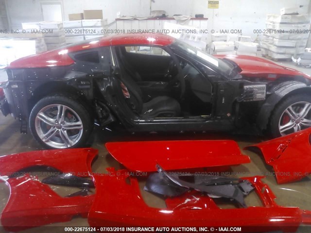 1G1YA2D75G5117890 - 2016 CHEVROLET CORVETTE STINGRAY/1LT RED photo 6