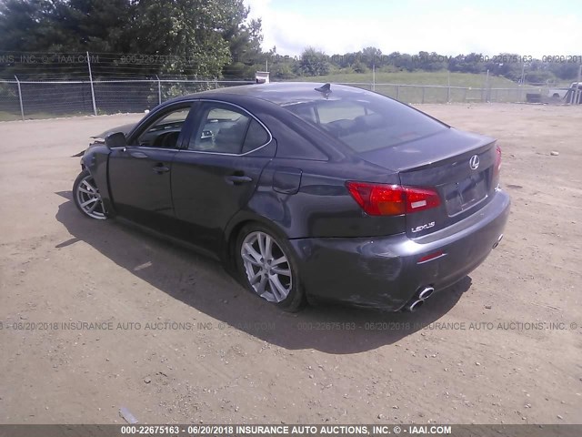 JTHBK262172041418 - 2007 LEXUS IS 250 GRAY photo 1