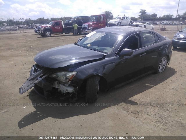 JTHBK262172041418 - 2007 LEXUS IS 250 GRAY photo 6