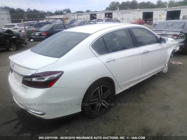 1HGCR2F59HA304937 - 2017 HONDA ACCORD SPORT WHITE photo 4