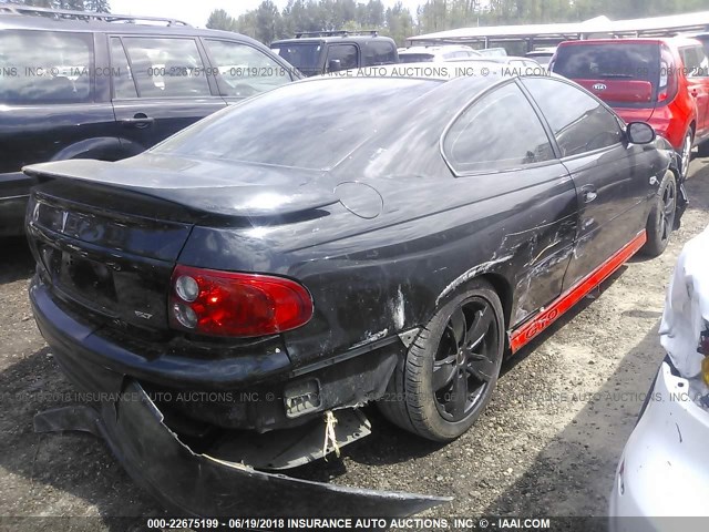 6G2VX12G74L200886 - 2004 PONTIAC GTO BLACK photo 4