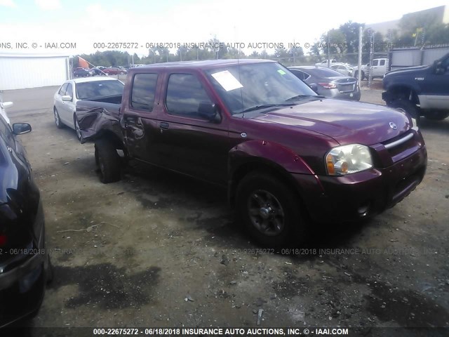 1N6ED27T94C402770 - 2004 NISSAN FRONTIER CREW CAB XE V6 RED photo 1