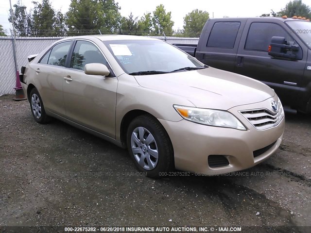 4T1BF3EK9AU076566 - 2010 TOYOTA CAMRY SE/LE/XLE GOLD photo 1