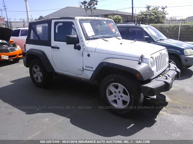 1J4AA2D19BL605162 - 2011 JEEP WRANGLER SPORT 白色 照片 1