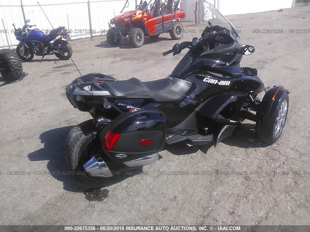 2BXNCBC16DV002965 - 2013 CAN-AM SPYDER ROADSTER ST/STS/ST LIMITED BLACK photo 4