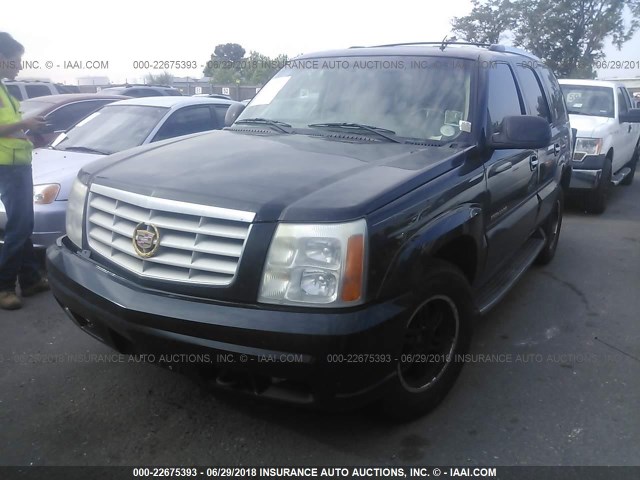 1GYEK63N42R128325 - 2002 CADILLAC ESCALADE LUXURY BLACK photo 2